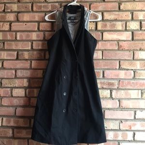 Anthropologie Maeve black blazer dress